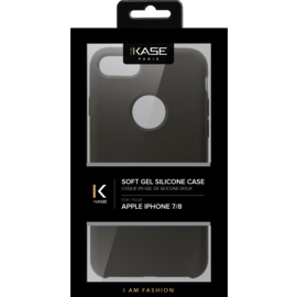 Coque en gel de silicone doux pour Apple iPhone 7/8, Vert olive fonc&eacute;