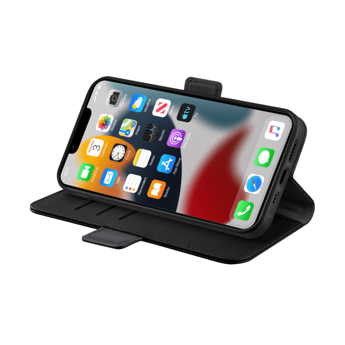 Etui & Coque robuste magn&eacute;tique 2-en-1 pour Apple iPhone 13, Noir Onyx