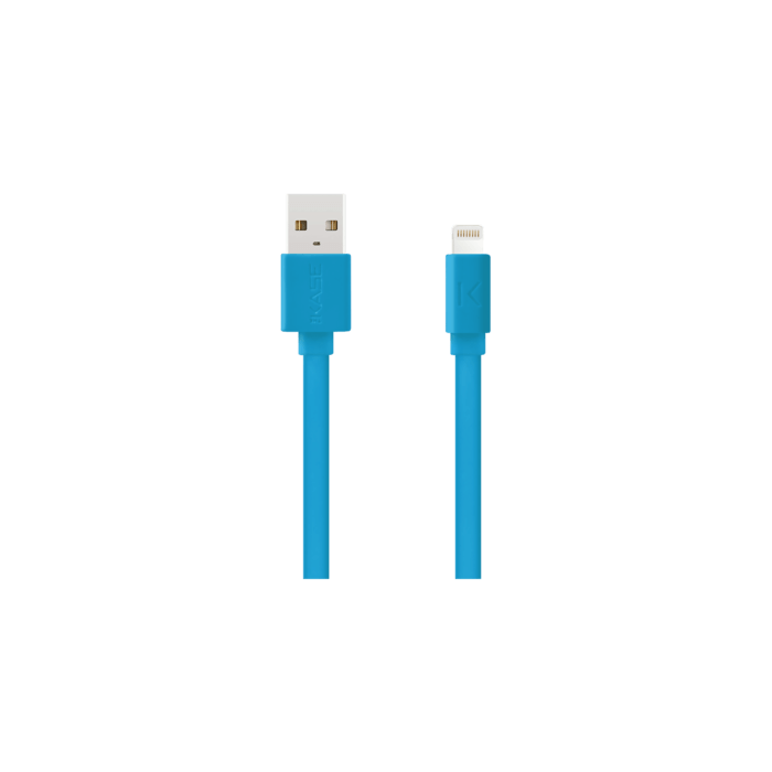 Câble Lightning certifié MFi Apple Charge/Sync (1M), Bleu Ciel
