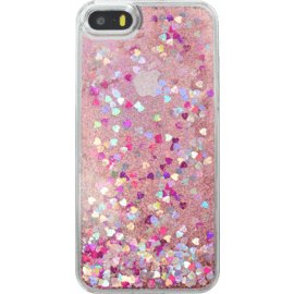 Bling Bling Coque Paillet&eacute;e pour Apple iPhone 5/5s/SE, Pink Lady
