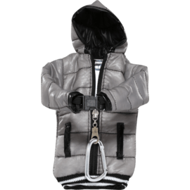 Etui doudoune avec tour de cou pour Smartphones Universels (5 pouces), Gris