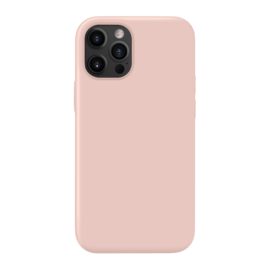 Coque antichoc en gel de silicone doux pour Apple iPhone 12 Pro Max, Rose Sable