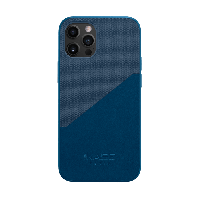 Coque Origami duo pour Apple iPhone 12/12 Pro, Bleu &Eacute;g&eacute;e