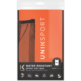 Water resistant Sport Dry Bag (10L) , Vibrant Orange