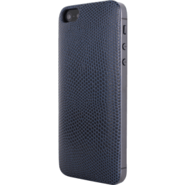 Case Case for Apple iPhone 5/5s/SE, Genuine Lizard pattern Blue calf leather