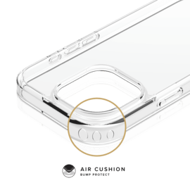 Coque hybride invisible fabriqu&eacute;e &agrave; 83 % de plastique recycl&eacute; pour Apple iPhone 16  Pro, transparente