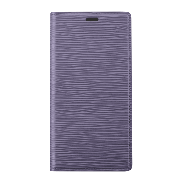 Diarycase 2.0 Coque clapet en cuir v&eacute;ritable avec support aimant&eacute; pour Apple iPhone 14 Pro, Vesper Violet