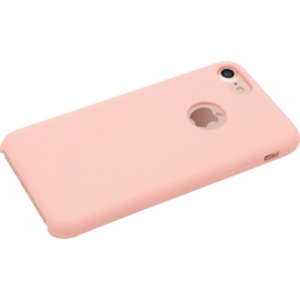 Coque en gel de silicone doux pour Apple iPhone 7, Rose Pastel
