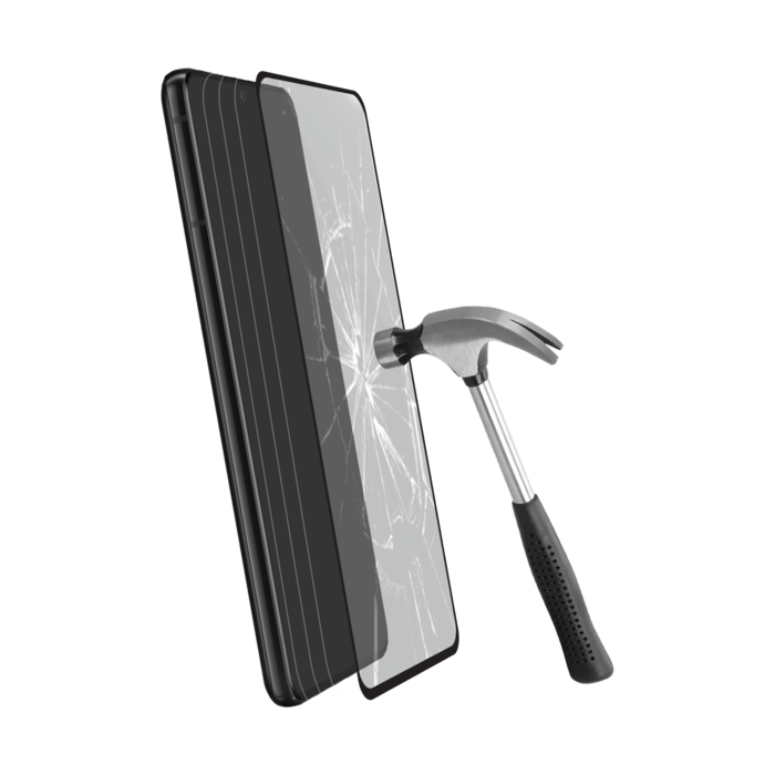 Protection d'écran en verre trempé (100% de surface couverte) pour Samsung Galaxy S22 5G, Noir