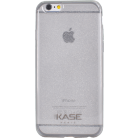 Coque en silicone paillet&eacute;e slim pour Apple iPhone 6/6s 0,9mm, Noir transparent