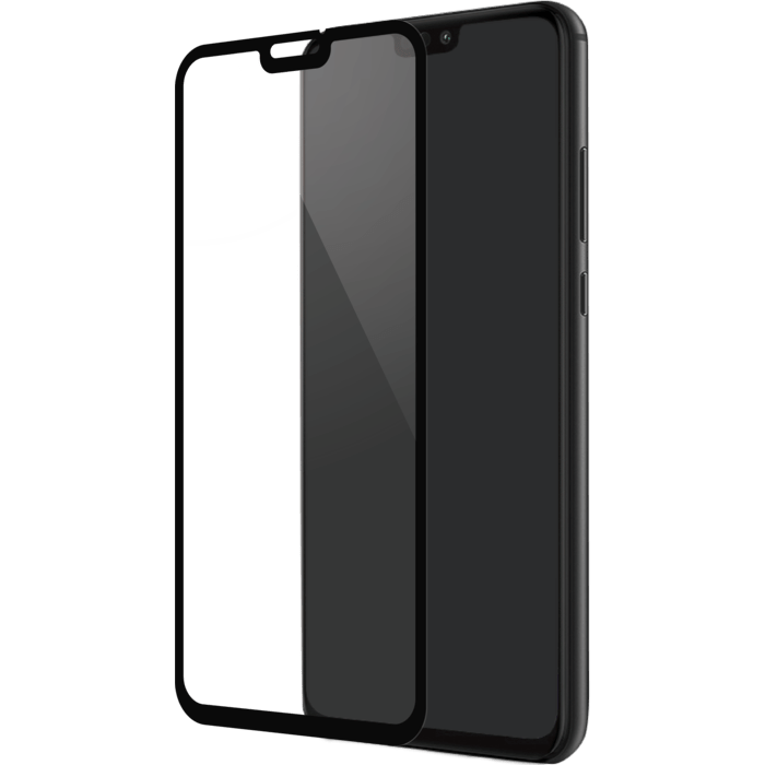 Protection d'écran en verre trempé (100% de surface couverte) pour Huawei Honor 8X, Noir