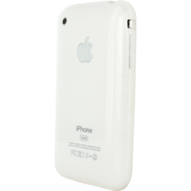Coque pour Apple iPhone 3/3GS, silicone Transparent