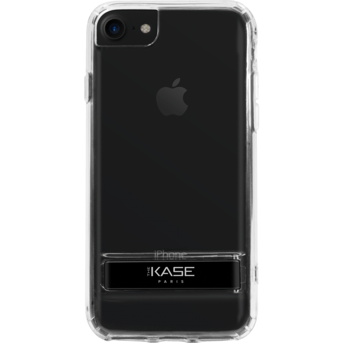Coque Slim Invisible avec support pour Apple iPhone 6/6s/7/8/SE 2020, Noir