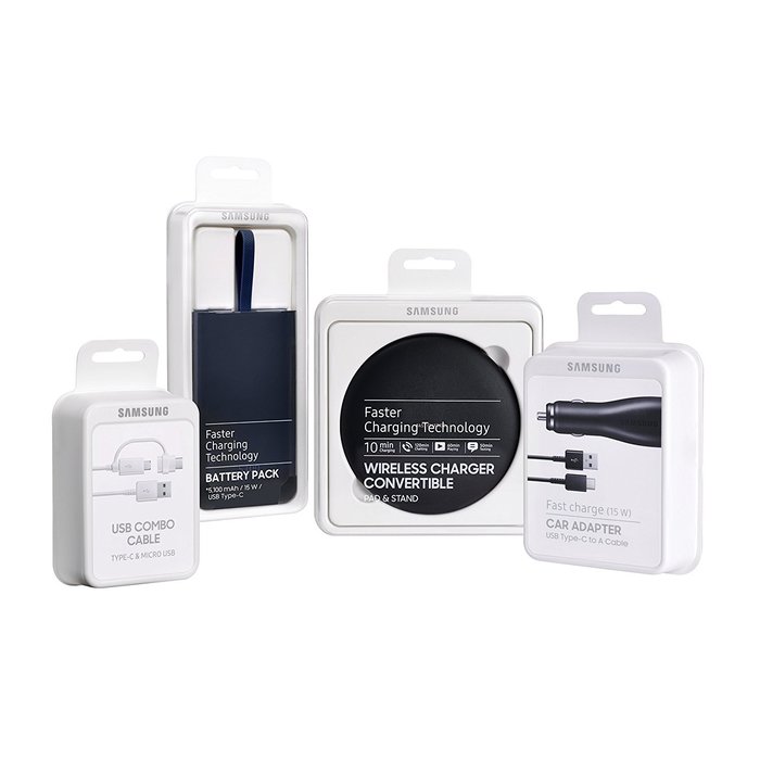 PowerPack Samsung - PAD + PowerBank + Chargeur voiture + Cable Combo USB Type C