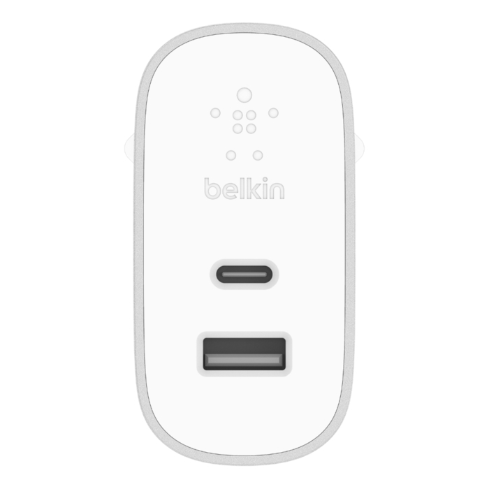 Chargeur Secteur USB-C 27W PowerDelivery + 1 port USB-A en 12W