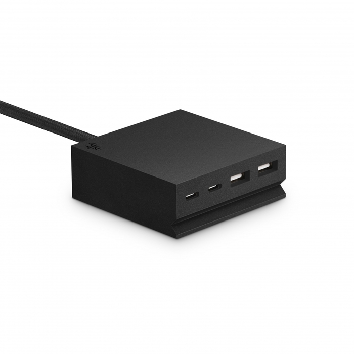 MINI HIDE Blanc - Compact Hub 3 En 1 / Chargeur USB & Station De Charge