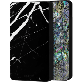 Naturalista Batterie externe 6000 mAh, Marbre noir & coquillage marine