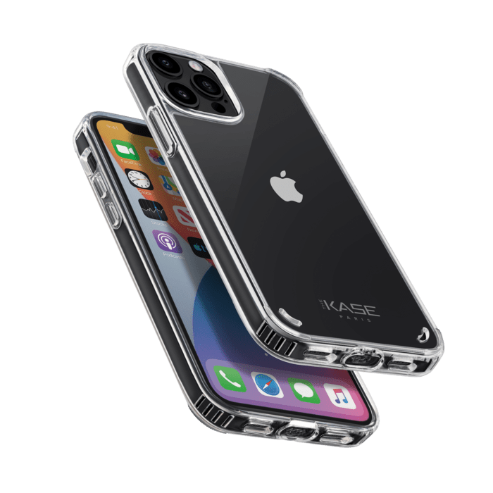Coque Antichoc hybride invisible for Apple iPhone 12/12 Pro, Transparent | The Kase coque iphone 12 transparente antichoc