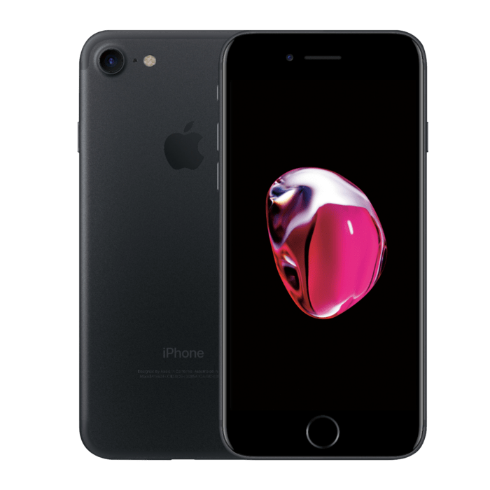 iPhone 7 reconditionn&eacute; 128 Go, Noir, SANS TOUCH ID, d&eacute;bloqu&eacute;