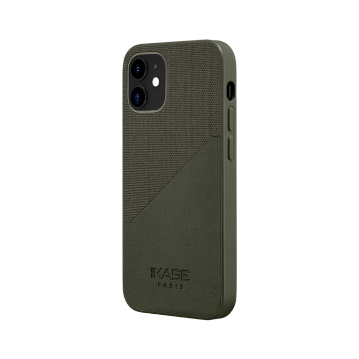 Coque Origami duo pour Apple iPhone 12 mini, Vert camouflage