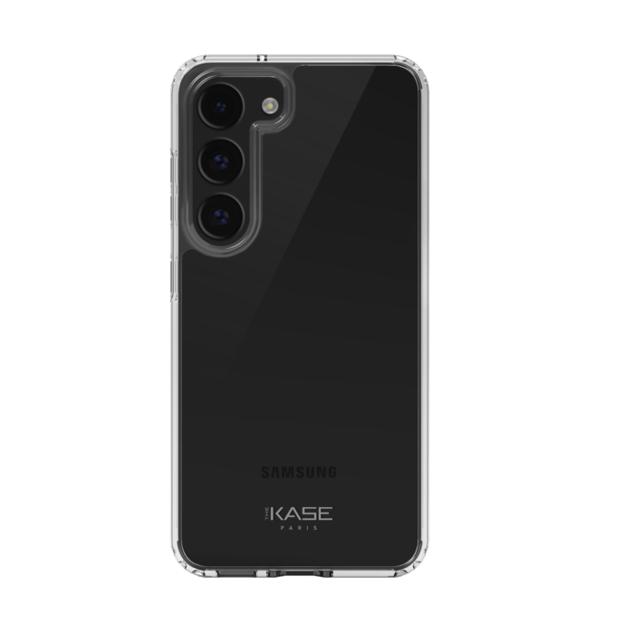 Coque hybride invisible pour Samsung Galaxy S23 5G, Transparente