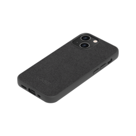 Coque en Su&egrave;de Alcantara pour Apple iPhone 13 mini, Noir Minuit