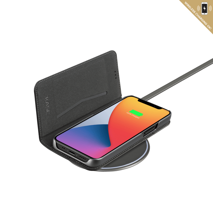 &Eacute;tui et Coque slim magn&eacute;tique 2-en-1 GEN 2.0 pour Apple iPhone 12 mini, Noir