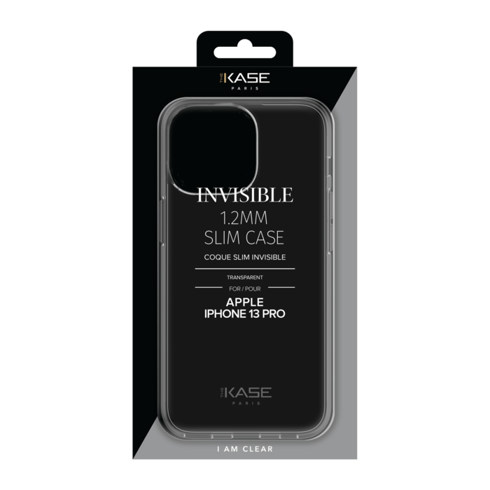 Coque Slim Invisible pour Apple iPhone 13 Pro 1,2mm, Transparent