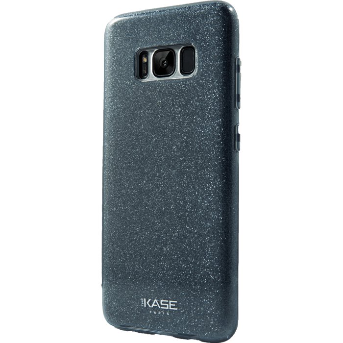 Coque slim&nbsp;paillet&eacute;e &eacute;tincelante pour Samsung Galaxy S8, Noir