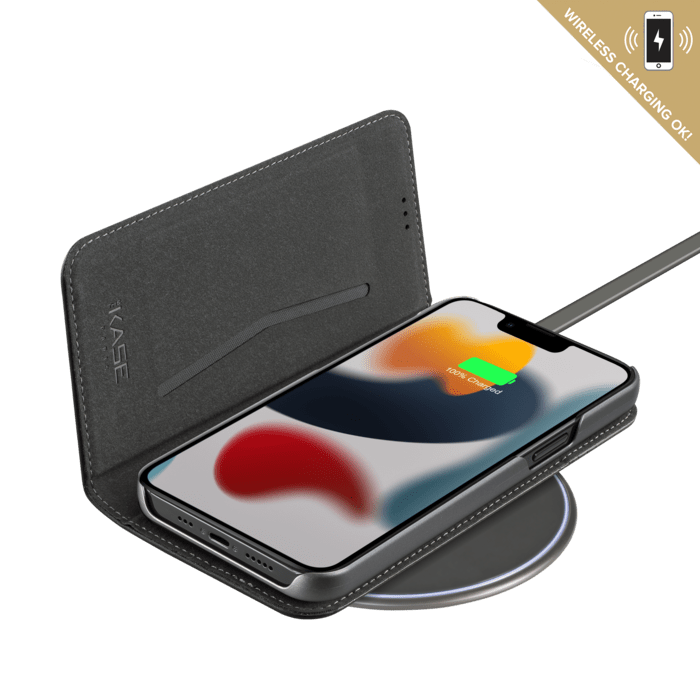 &Eacute;tui et Coque slim magn&eacute;tique 2-en-1 GEN 2.0 pour Apple iPhone 13 Pro, Noir