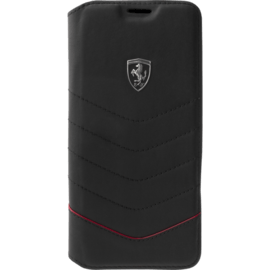 Case Ferrari Heritage Genuine leather Flip case for Samsung Galaxy S8, Black
