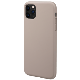 Anti-Shock Soft Gel Silicone Case for Apple iPhone 11 Pro Max, Pebble Grey