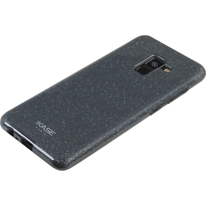 Coque slim pailletée étincelante pour Samsung Galaxy A8 (2018), Noir