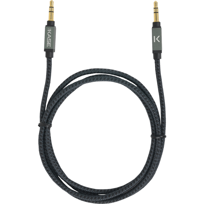 Câble Audio Stereo 3.5mm Jack vers Jack, Argent