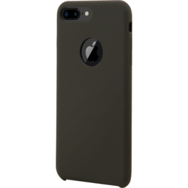 Coque en gel de silicone doux pour Apple iPhone 7plus/8plus, Vert olive fonc&eacute;