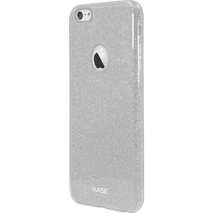Coque slim&nbsp;paillet&eacute;e &eacute;tincelante pour Apple iPhone 6 Plus/6s Plus, Argent