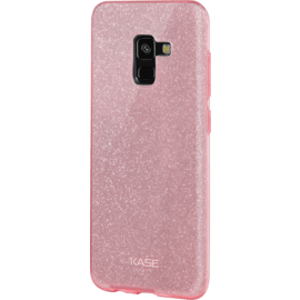 Case Sparkly Glitter Slim Case for Samsung Galaxy A8 (2018), Rose Gold