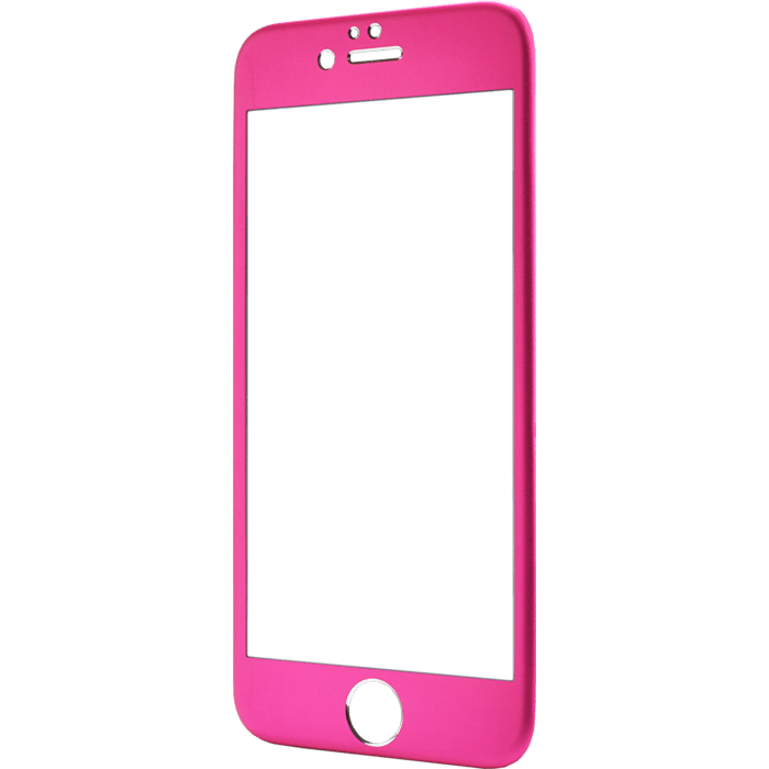 Protection d'écran en Alliage de Titane et verre trempé pour Apple iPhone 6/6s, Rose