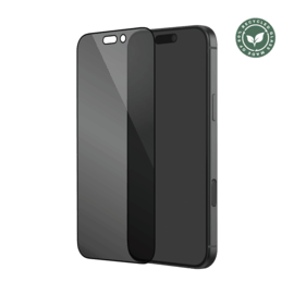 Protection d'&eacute;cran Priv&eacute;e en verre tremp&eacute; (60% verre tremp&eacute; recycl&eacute;) pour Apple iPhone 17 Pro, Noir