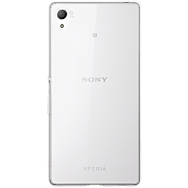 Coque silicone pour Sony Xperia Z3+, Transparent