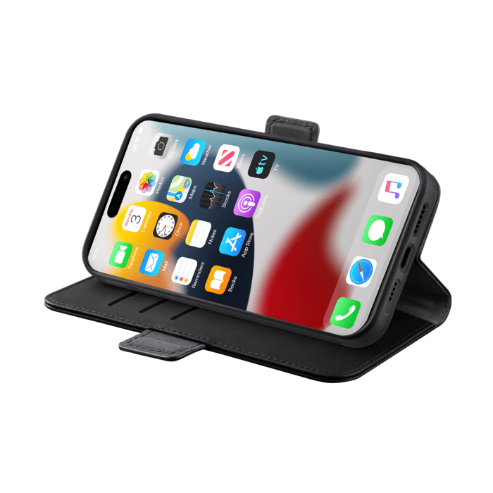 Etui & Coque robuste magnétique 2-en-1 pour Apple iPhone 14 Pro, Noir Onyx