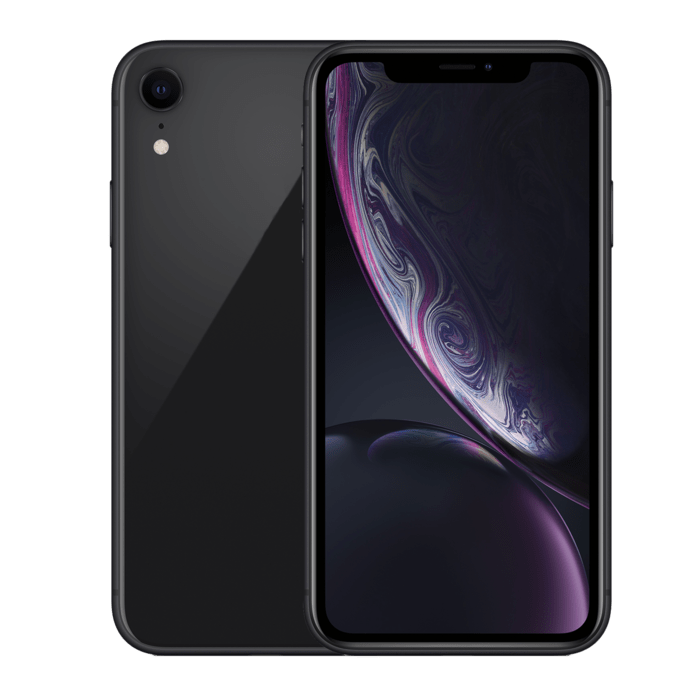 iPhone XR reconditionn&eacute; 128 Go, Noir SANS LOGO, d&eacute;bloqu&eacute;