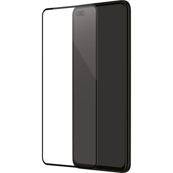 Protection d'écran en verre trempé (100% de surface couverte) pour Huawei P40, Noir
