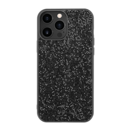 Coque Bling Strass pour Apple iPhone 13 Pro Max, Minuit Noir