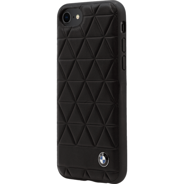 BMW Hexagon Signature Coque pour Apple iPhone 7/8/SE 2020, Noir