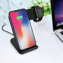 DUAL Wireless Charging Pad Fast Charger (10W) black
