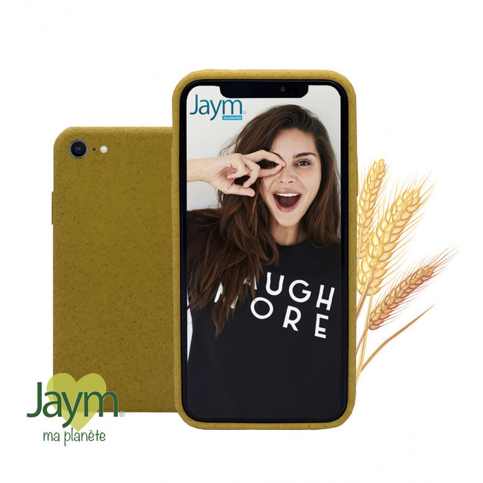 Coque Ecoresponsable Jaune pour Apple iPhone 6 / 6S / 7 / 8 / SE 2020