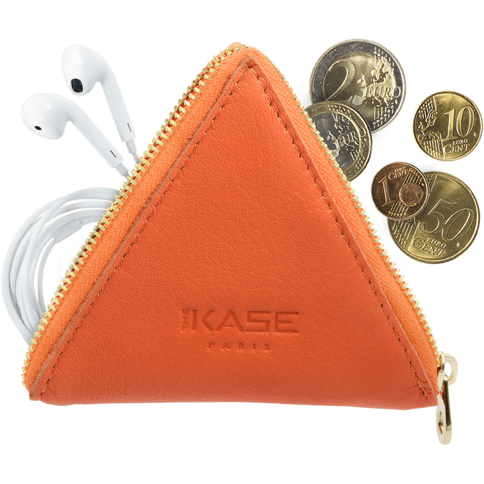 Zipp Pouch, Orange Vif