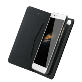 Case 2-in-1 Magnetic Slim Wallet & Case for Huawei P10, Black