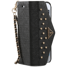 (P) Guess Pochette Clout&eacute;e pour Apple iPhone 6/6s, Noir